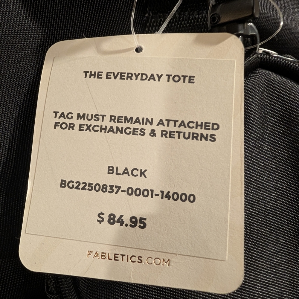 Fabletics Black Duffel Bag for Men Or Women - Picture 5 of 7